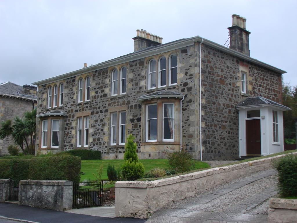 The Manse The manse is a fine stone built semi-detached property situated in the quiet area of Crichton Road, approximately 3/4 mile from the town centre, with