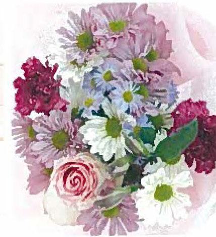 Carnation Bouquets--$10; Spring Mixed Bouquets--$10; Roses Bouquets--$15; Deluxe Garden Hydrangea Bouquets--$30.