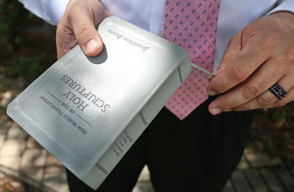 A Jehovah's Witnesses Bible.
