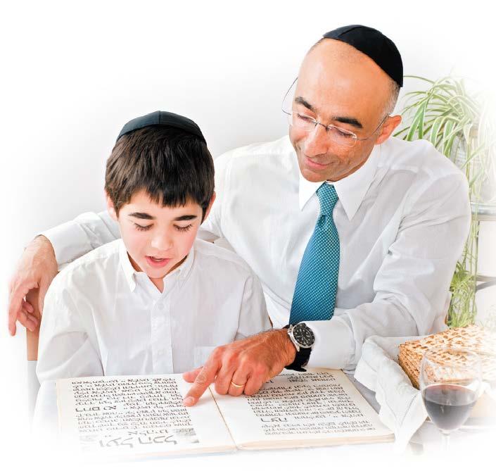 Children play an important role in the Passover celebration.