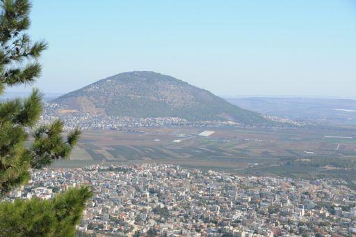 Mt. Tabor in the Jezreel Valley.