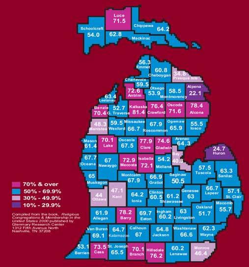 consisting of Michigan and Wisconsin. Then in 1874, there were changes. Wisconsin became an independent district, taking also the Upper Peninsula.