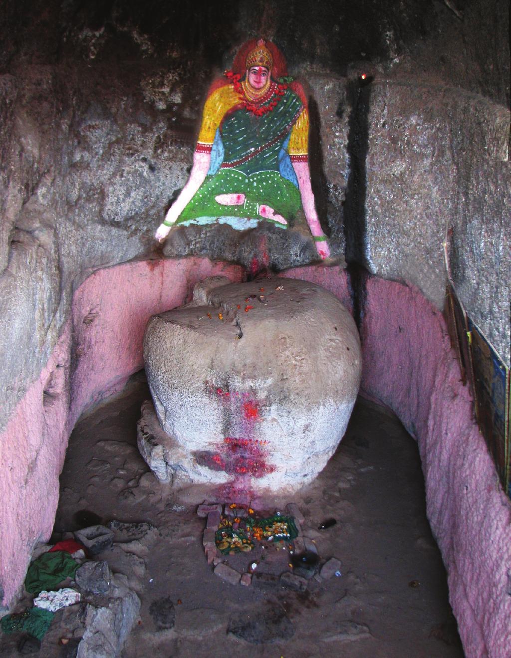 ISSN 2347 5463Heritage: Journal of Multidisciplinary Studies in Archaeology 3: 2015 Figure 5: Interior view of the chaitya showing stupa in the nave and image of Satvai The chaityagriha in the
