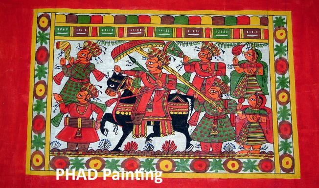 The Paitkar paintings at Jharkhand are one of the most ancient schools of triabal painting in the entire country of India.