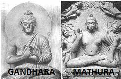 The Jina image and Indigenous style of Buddha s image was a remarkable feature of Mathura art. The Sarvatobhadrika image of 4 Jinas standing back to back also belongs to the Mathura school.