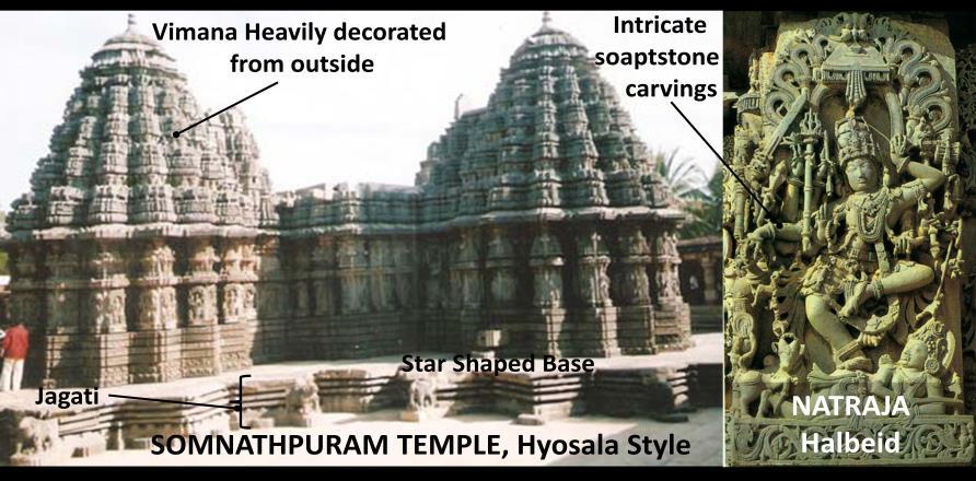 During the Pandya Dynasty rule, several structural stone temples were also built which had all the features of bigger Dravida temples like vimana, mandapa and sikhara.