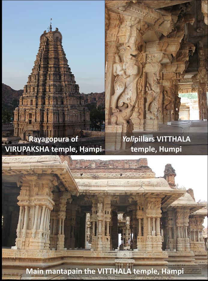 VIjaynagara was the last Hindu Kingdom of India and hence, it also represents the last major achievements of Hindu architecture in India.
