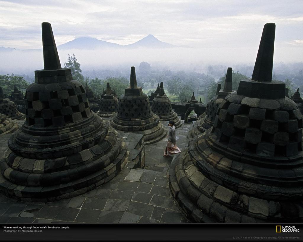 Borobudor, Java,