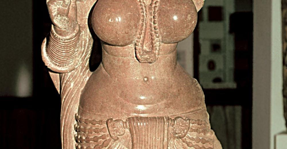 Female Figure holding a Fly Whisk, Bihar,
