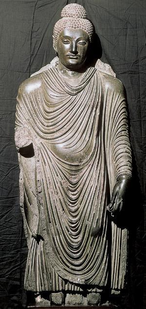 Standing Buddha, Pakistan, Kushan Period,