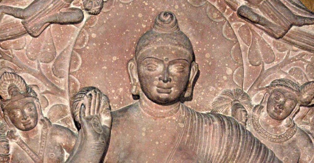 Buddha and Attendants, India, Kushan