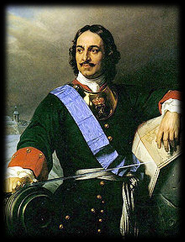 E. Peter the Great (r. 1682-1725) 1. Background a) His sister, Sophia, ruled as his and his half-brother s regent early on.
