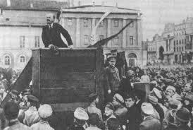 I. TWO REVOLUTIONS IN RUSSIA D. The November Revolution 1. The Bolshevik takeover a. Lenin, Trotsky, and other Bolshevik political revolutionaries promised Peace, Land, and Bread April Thesis b.