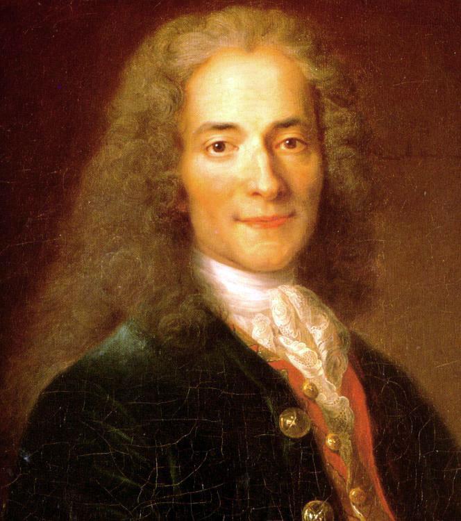 Voltaire (1712-1778) AKA Francois Marie Arouet. Wrote more than 70 books of political essays, philosophy, and drama.