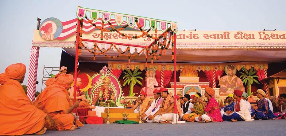 BAPS NEWS Aksharbrahman Gunatitanand Swami DIKSHA BICENTENARY CELEBRATION 31 December 2009, Dabhan, Gujarat Skit depicting the Dabhan Yajna of 1810 CE At the conclusion of the special 18-day yajna