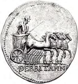 holding eagle sceptre Tiberius Claudius Caesar Augustus Germanicus Pontifex Maximus Tribune of the