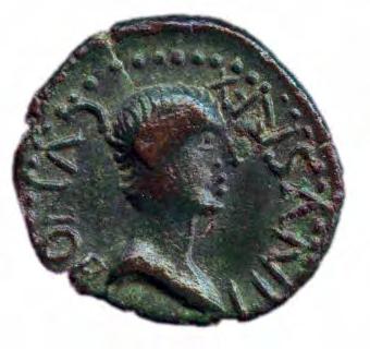 Bronze coin of Cunobelinus, c.