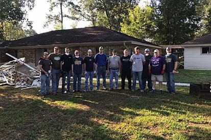 "The students consistently handled difficult situations with grace and kindness as they ministered to the people impacted by Hurricane Harvey in the Nederland and Port Arthur area.