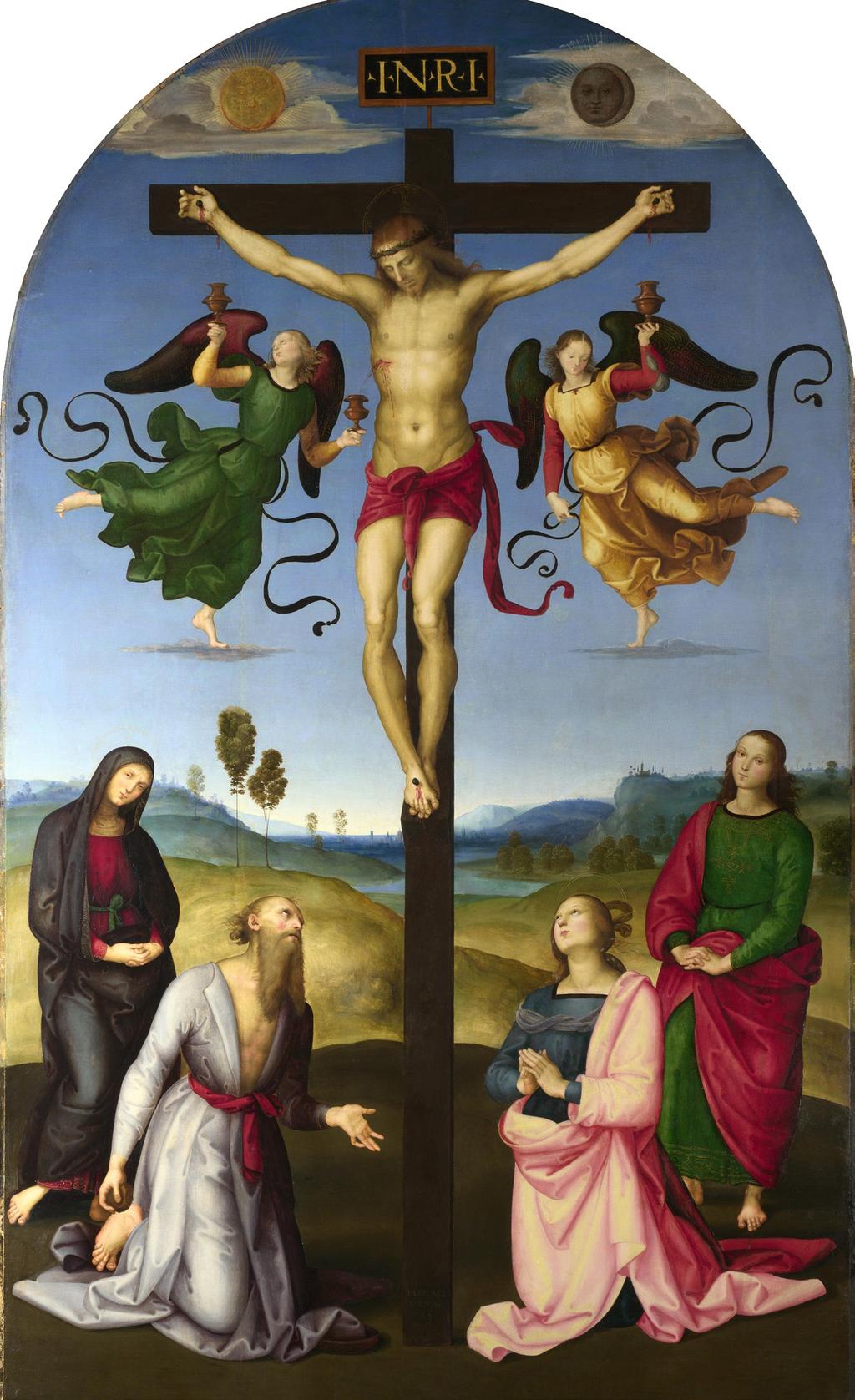 Mond Crucifixion BY RAPHAEL (1502)