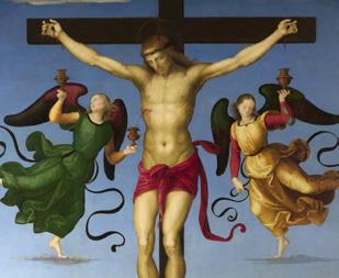 Mond Crucifixion Mond Crucifixion, by Raphael Directions: Take some time to quietly view and reflect on the art. Let yourself be inspired in any way that happens naturally.