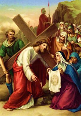 6 th Station Veronica Wipes the Face of Jesus Begin showing compassion as we accept another s offer to help Learn to receive is as important as to give Medium of Grace: Meaning of True