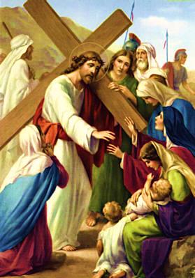 8 th Station Jesus Meets the Women of Jerusalem Central concern of spiritual life shifts Opens up stretches our desire for salvation of the whole world Disciples of Christ Concern self with sinful