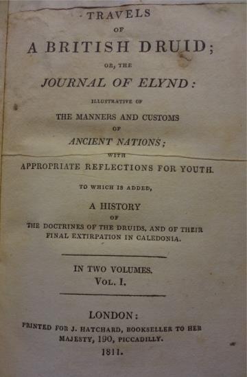187, 167) An educational novel in which Elynd the Druid travels to Rome, Greece, and Egypt. The juvenile reader may.