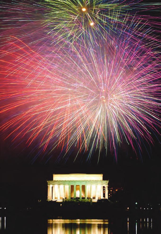STAPLE HERE Cover Photo: Independence Day fireworks over the Lincoln Memorial in Washington, DC, July 2008. 2008 by J. W. Photography at flickr. Some rights reserved (http://creativecommons.
