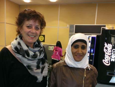 Welcome to Highlands, Hasna! Hasna's flight arrived on time at Vancouver Airport on Wednesday May 27.