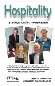 Sunday Morning Greeters: If you enjoy welcoming people, join the team of greeters who gather at 9:15am on Sunday morning to