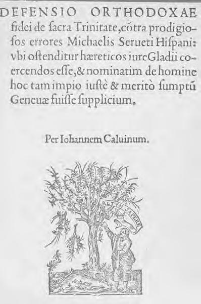 In Calvin s day, shortly after the invention of the printing press, polemic writings were widely used to take discussions of the issues to a wider audience both to refute arguments and to rally the