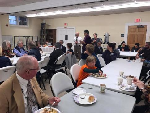 Building upon our 2017 Shared Lenten Series (Seaside will host the Maundy Thursday on March 29, 2018, at 5:30pm in the Northeast Harbor Parish Hall) we gathered together to welcome Maine Conference