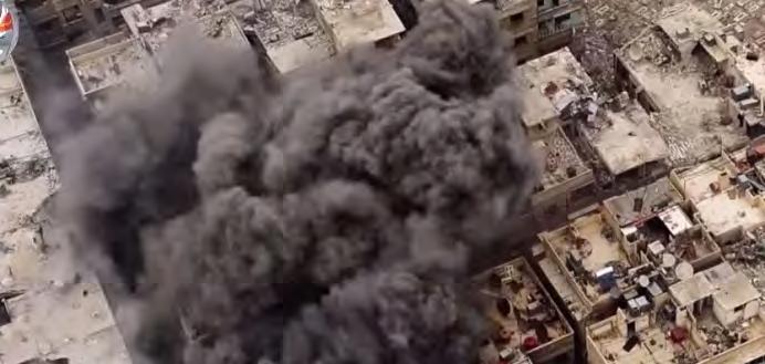 Artillery fire at the Yarmouk refugee camp (YouTube channel of the Al-Quds Brigade, May 8, 2018) Casualties On May 14, 2018, the Syrian Observatory for Human Rights reported that since the