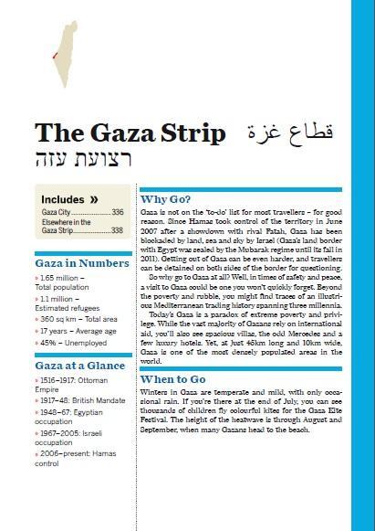 2. Title of guidebook omits the Occupied Syrian Golan I can understand that Lonely Planet book titles do not mention every single place included in the guidebook for reasons of practicality, however,
