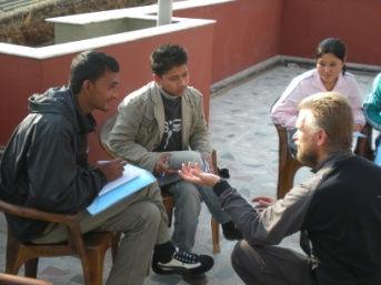 in Godawari, with Saathi Samuha in Kathmandu (a project for people living with AIDS/HIV) and for the nuns at Nagi Gompa.