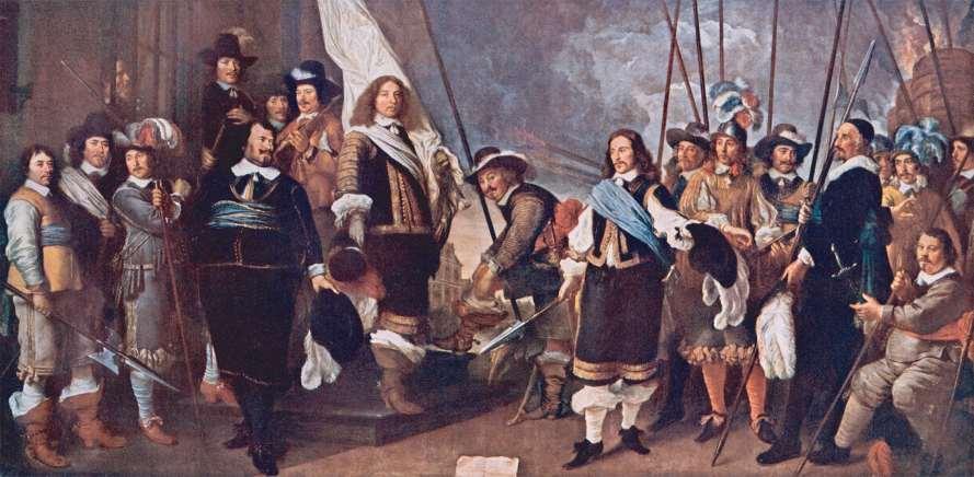 The Dutch celebrate the Treaty of Westphalia, ending