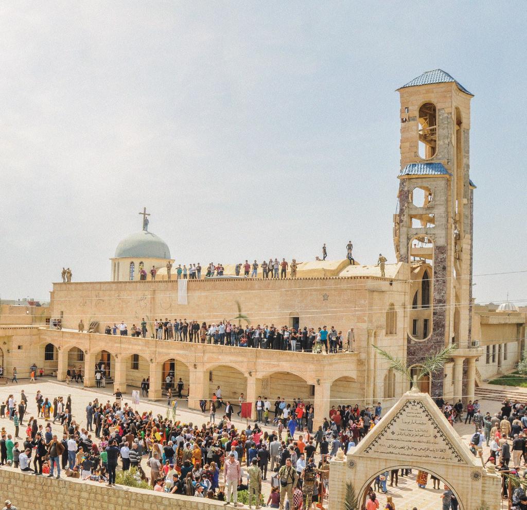 FRONTLINE FAITH SHARING THE INSIDE STORY OF THE PERSECUTED CHURCH BUILDING THE CHURCH THE BO O KLOCAL O F AC TS Image: Christians return to church to celebrate Palm Sunday in Qaraqosh, Iraq, after