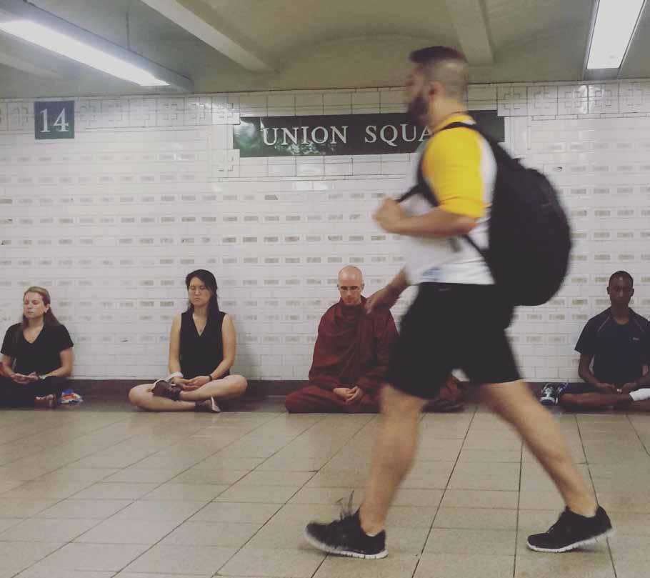 CLASSES, RETREATS, EVENTS Bringing meditation from the classroom to the streets Since January 2016, Buddhist Insights has run a series of free meditation classes, educational courses, retreats,