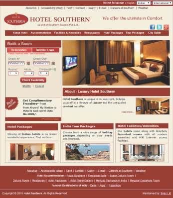 You can book more than 300 Hoiday Packages, 10000 Hote Accommodations a over the Word & Onine Air-Ticketing Book your room and pay onine at Hote Southern Get information and pay onine for your tour