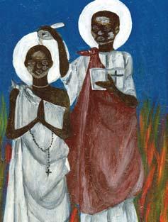 LET US GO TOGETHER TO THE FIRE By Robert J. Glynn, S.J. A shudder still passes through me as I sense the depth of Christ s love alive in St. Charles Lwanga and St. Kizito.