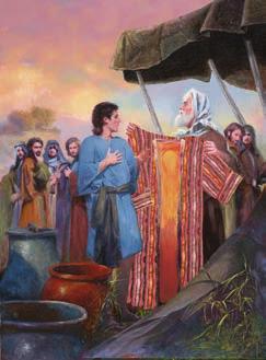 The posters illustrate the Bible stories, helping children more fully understand important biblical events. The posters are a larger presentation of the artwork featured on student leaflets.