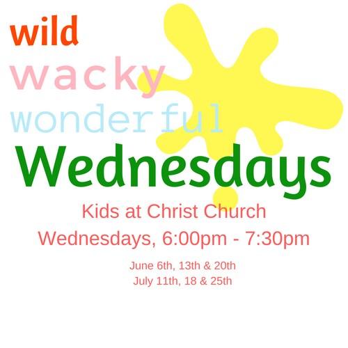 CHILDREN EVENTS For more information and to sign up your child or grandchild, please contact Karen Bass at children@ccnorcross.org. Click here to sign up for Wonderful Wednesdays.