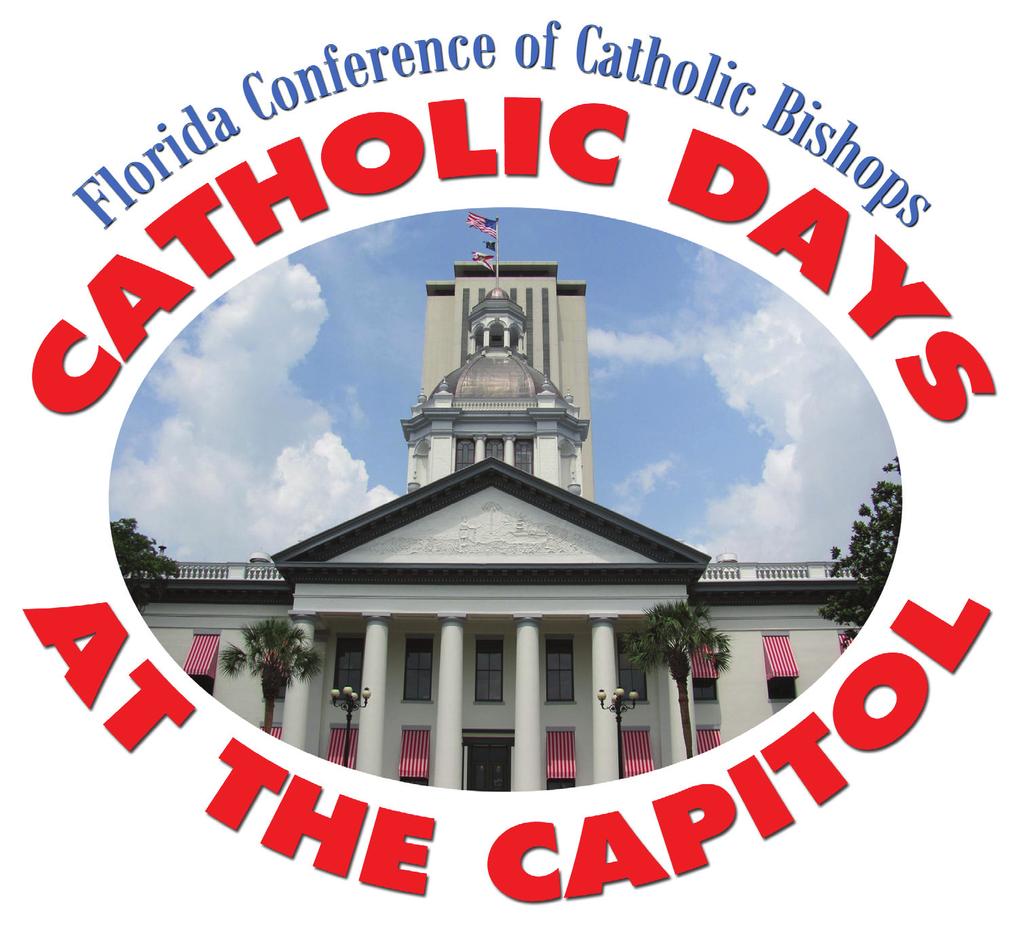 January 30 to February 1, 2018 Join fellow Catholics from around the state as they gather in Tallahassee to participate in Catholic Days at the Capitol.