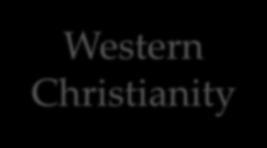 As a result of the Reformation, Western Christianity split into