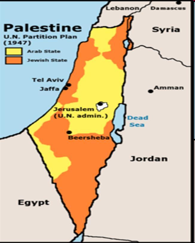 Tensions between Arabs and Jews In 1939, the British called a halt to Jewish immigration to Palestine In 1947 Britain turned the issue over to the United Nations The United Nations recommended that