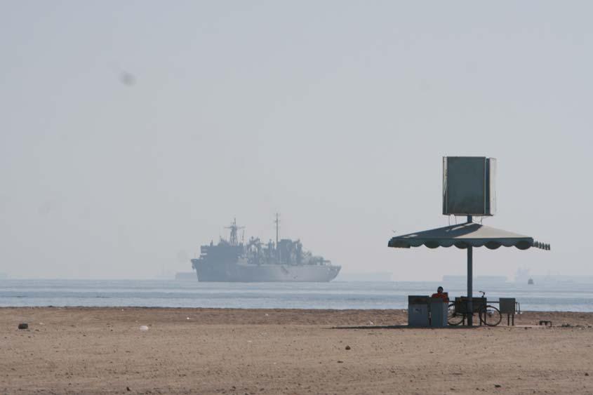 Battleship near our house: A small preview of heaven: