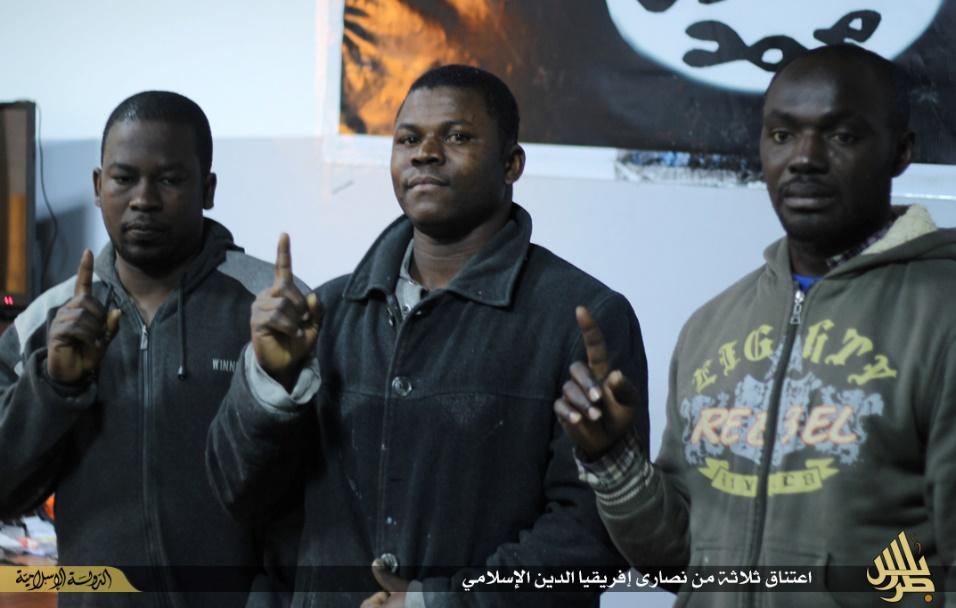 Week of 25 January 2015 Sirte - On 28 January 2015, the Information Office of the Islamic State in Tripolitania releases photos showing new members in Sirte swearing allegiance to the Islamic State.