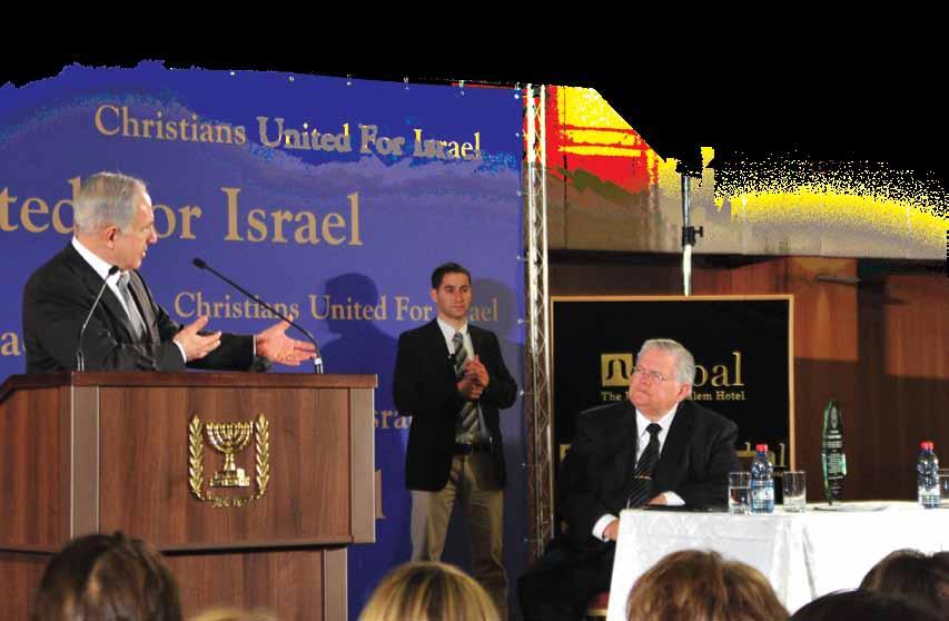 The attendees were very excited to have the opportunity to watch a video of Prime Minister Netanyahu s participation at the 2011 CUFI s Washington Summit.