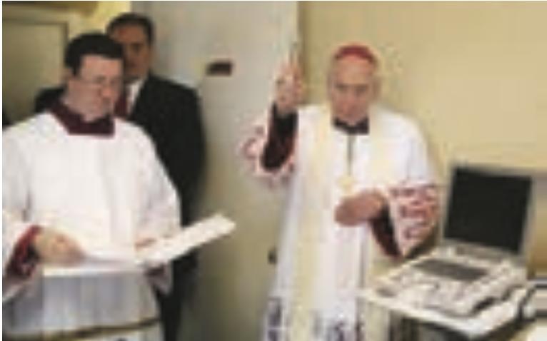 Local news The Messenger Covington Diocese Newspaper 5 Bishop Foys blesses ultrasound machines that provide a window into the womb at pregnancy care centers The following is a reprint of an article
