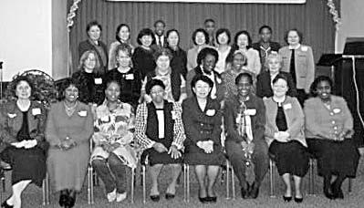 20 Unification News March 2006 WOMEN TEACHING DIVINE PRINCIPLE ACLC Women in Ministry Seminar in DC January 14, 2006 - Unified Federation of Churches BuildingForty Women of God from all races and